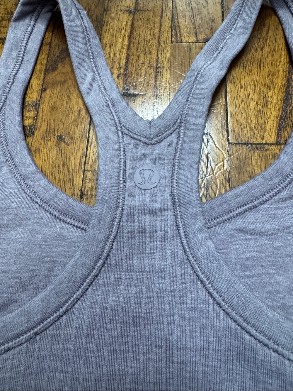 Lululemon Lavender Racerback Ribbed Tank Top Size 4 - Picture 3 of 5